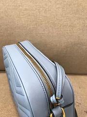 Gucci GG Marmont Matelassé Light Blue- 25cm x 9cm x 14cm - 2