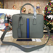 Prada leather briefcase 4211 - 1