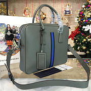 Prada leather briefcase 4211 - 3