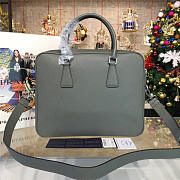 Prada leather briefcase 4211 - 4