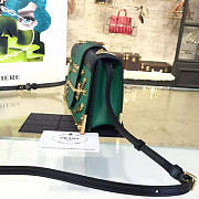 CohotBag prada cahier leather shoulder bag meteor green 4273 - 5