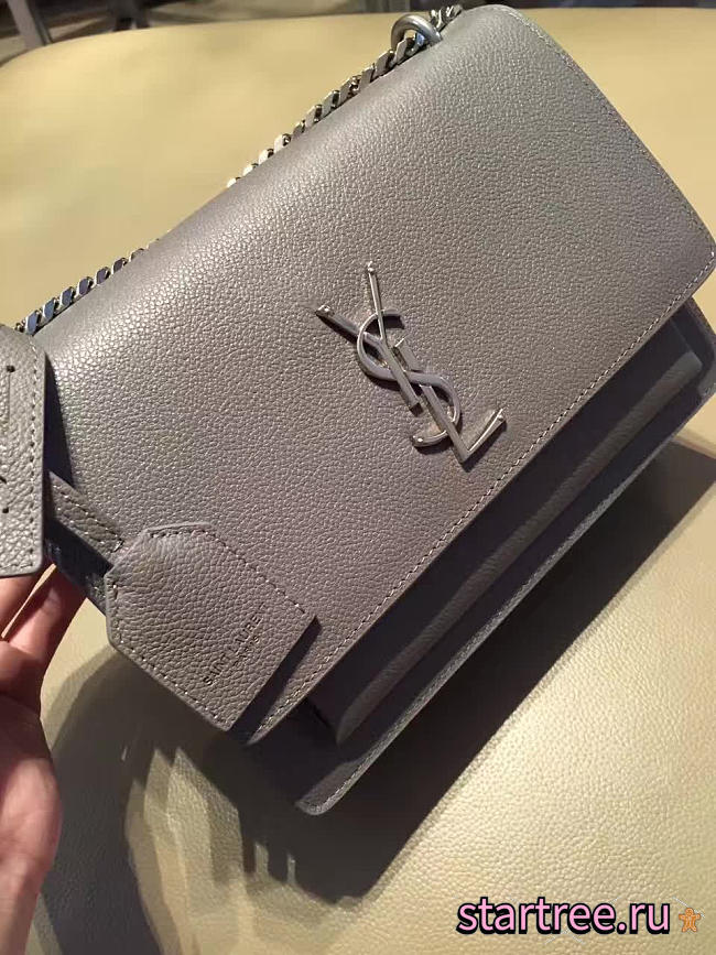 YSL Sunset Monogram Medium Grained Leather - 22cm x 16cm x 8cm - 1