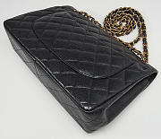 Chanel Classic Double Flap Quilted Caviar Gold-tone - 19.5 × 30 × 10 cm - 4