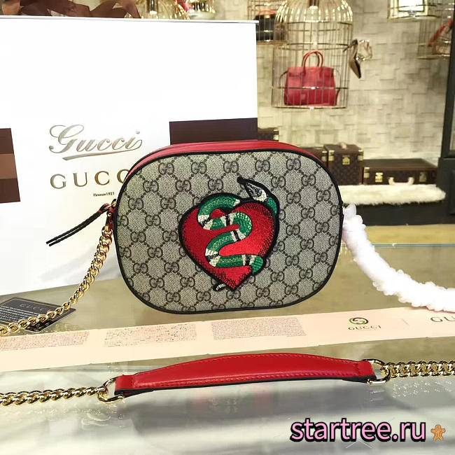 gucci gg supreme mini chain bag CohotBag 2217 - 1