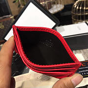 gucci marmont card case nexthibiscus red leather - 5