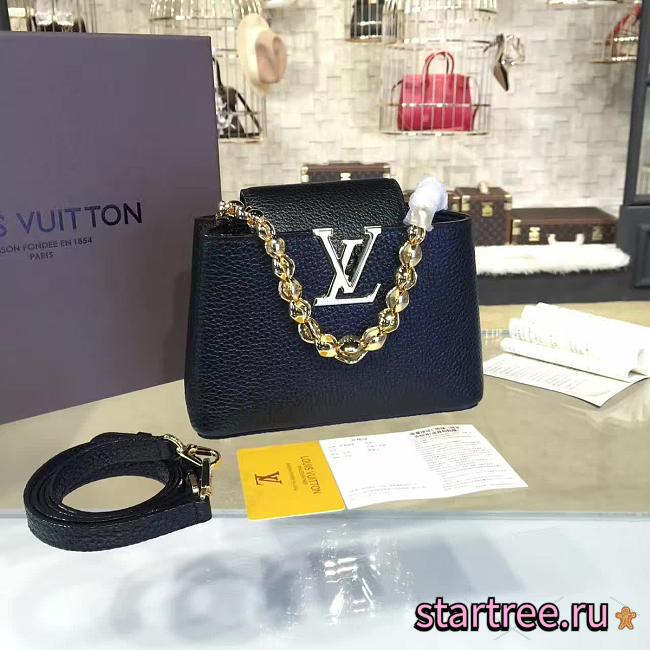 Louis Vuitton | Capucines BB Black - 27cm x 21cm x 10 cm - 1