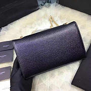 YSL Monogram Kate Black With Gold Tassel - 24cm - 3