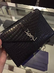 ysl monogram college embossed leather CohotBag 5074 - 6