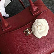 Chanel Calfskin Large Shopping Bag Burgundy A69929 - 27x22x12cm - 5