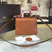 DELVAUX | calfskin mini tempete satchel bronw 1467 - 5