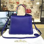 DELVAUX | mm brillant satchel blue 1485 - 5