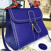 DELVAUX | mm brillant satchel blue 1485 - 4