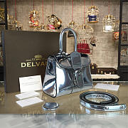 DELVAUX | mini brillant satchel silver 1516 - 5