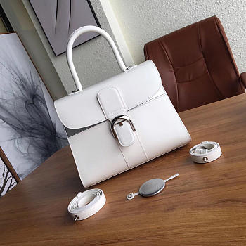 DELVAUX | mm brillant satchel white 1530