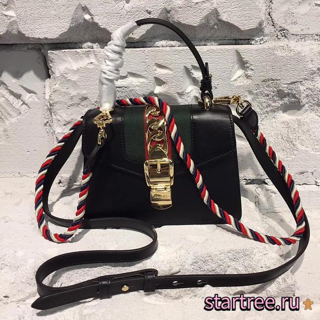 Gucci sylvie leather bag 2597 - 1