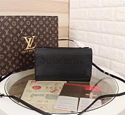 Louis Vuitton Supreme Handbag Shoulder Bag Black - 23x17x5cm - 1