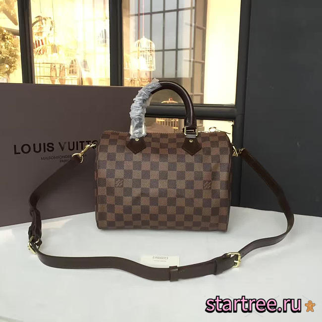 Louis Vuitton speedy bandoulière 25 damier ebene 3205 - 1