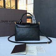 Louis Vuitton one handle flap bag pm noir 3293 - 4
