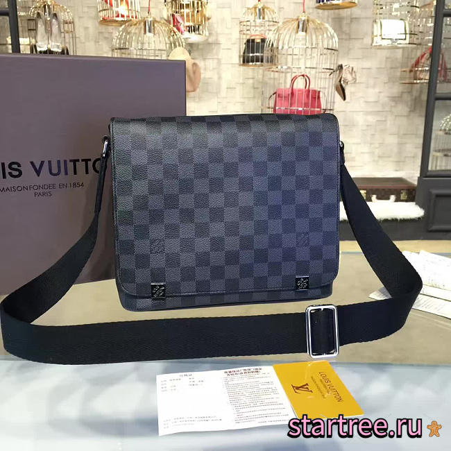  louis vuitton district CohotBag mm damier ebene 3589 - 1