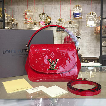   louis vuitton pasadena CohotBag monogram vernis leather cherry