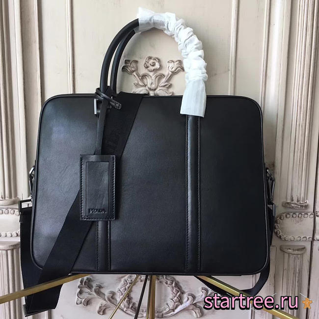 Prada leather briefcase 4298 - 1