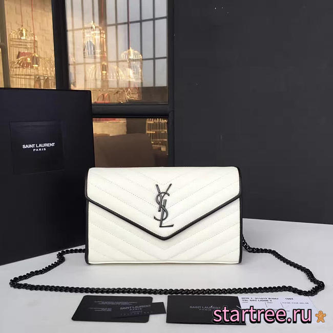 ysl monogram college white CohotBag 4784 - 1