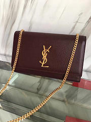 ysl monogram kate in grain- de poudre embossed leather CohotBag 5018 - 1