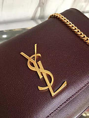 ysl monogram kate in grain- de poudre embossed leather CohotBag 5018 - 4