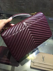 YSL | Monogram College Wine Red 5094 - 3