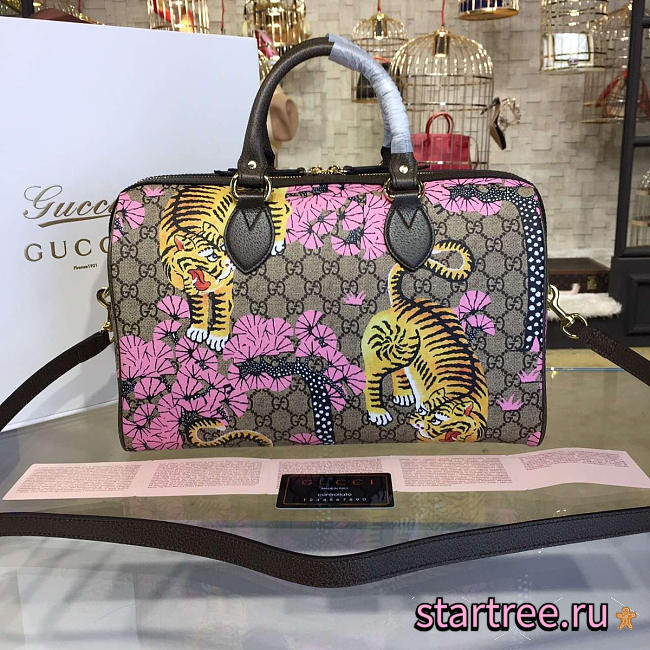 gucci gg supreme top handle bag CohotBag 2203 - 1