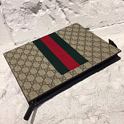 Gucci GG Leather Clutch Bag - 26cmx20cmx7cm - 6