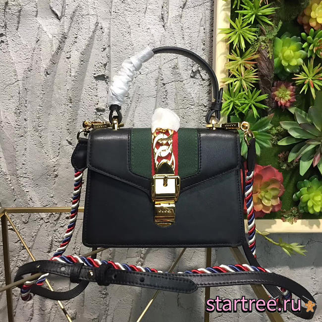 Gucci sylvie leather bag 2520 - 1