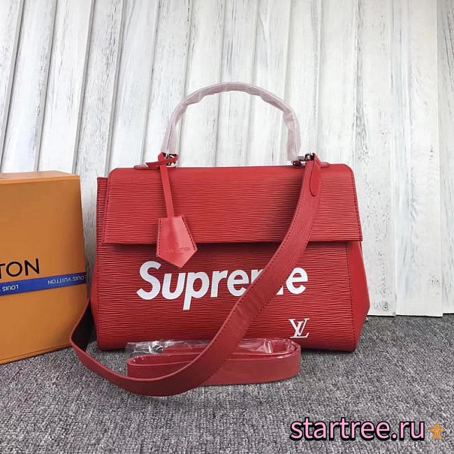 Louis Vuitton Supreme Handbag Epi Red- M41388 - 32x23x12cm - 1