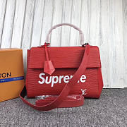 Louis Vuitton Supreme Handbag Epi Red- M41388 - 32x23x12cm - 1