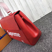 Louis Vuitton Supreme Handbag Epi Red- M41388 - 32x23x12cm - 5