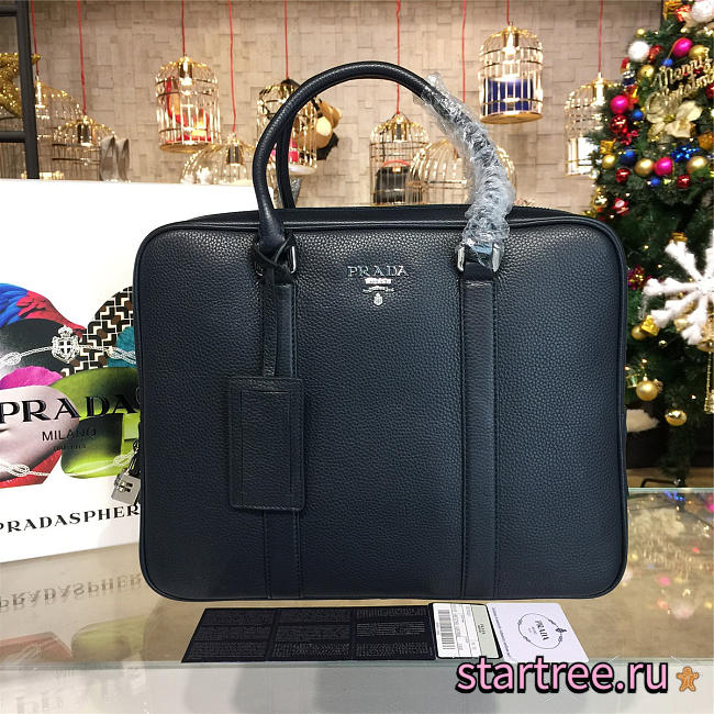 Prada leather briefcase 4212 - 1