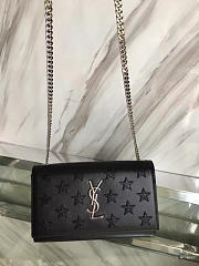 YSL Monogram Kate Star Black - 28.5x20x6.5cm - 4