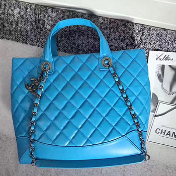 chanel caviar quilted lambskin shopping tote bag blue CohotBag 260301 vs08291