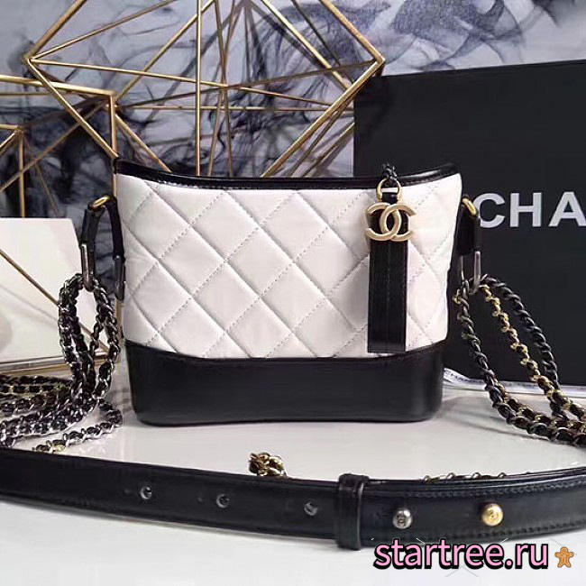 chanel's gabrielle small hobo bag white CohotBag a91810 vs08467 - 1