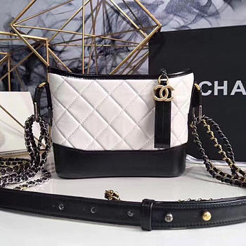 chanel's gabrielle small hobo bag white CohotBag a91810 vs08467