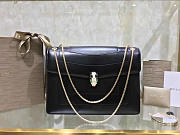 CohotBag bvlgari serpenti forever calf leather flap cover shoulder bag 35106 - 1