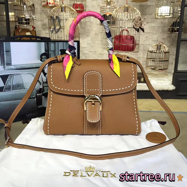 DELVAUX | mm brillant satchel brown 1491 - 1