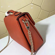 gucci gg flap shoulder bag on chain orange CohotBag 5103032 - 2