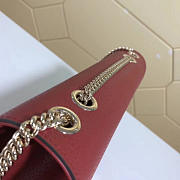 gucci gg flap shoulder bag on chain red CohotBag 510303 - 5