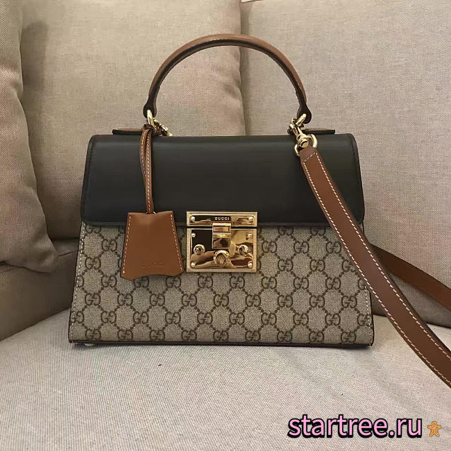 Gucci GG Leather Padlock - 28cm X 19cm X 11cm - 1