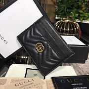 gucci marmont card case nextblack leather - 5