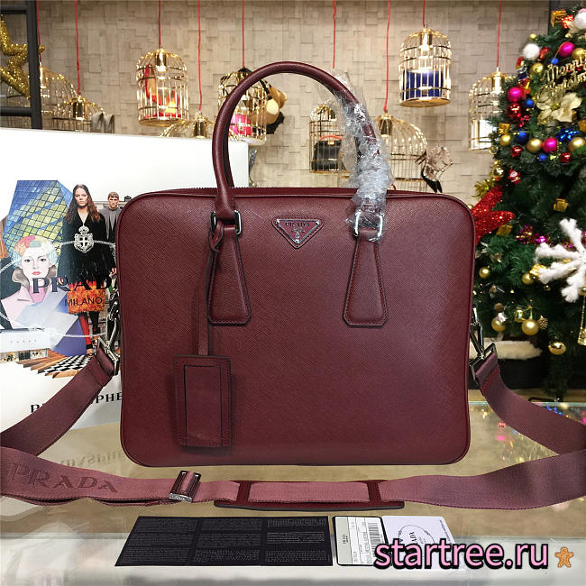 Prada leather briefcase 4226 - 1
