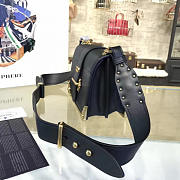 CohotBag prada cahier leather shoulder bag black 4270 - 5