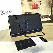 ysl monogram kate in embossed crocodile shiny leather CohotBag 4754 - 1