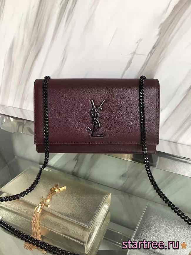 ysl monogram kate in grain de poudre embossed leather CohotBag 5017 - 1